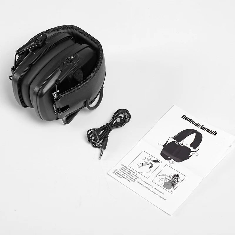 NEW Shooting Active Headset Headphones for Hunting Electronic Hearing Protection Ear Protect Noise Reduction Active Earmuff
