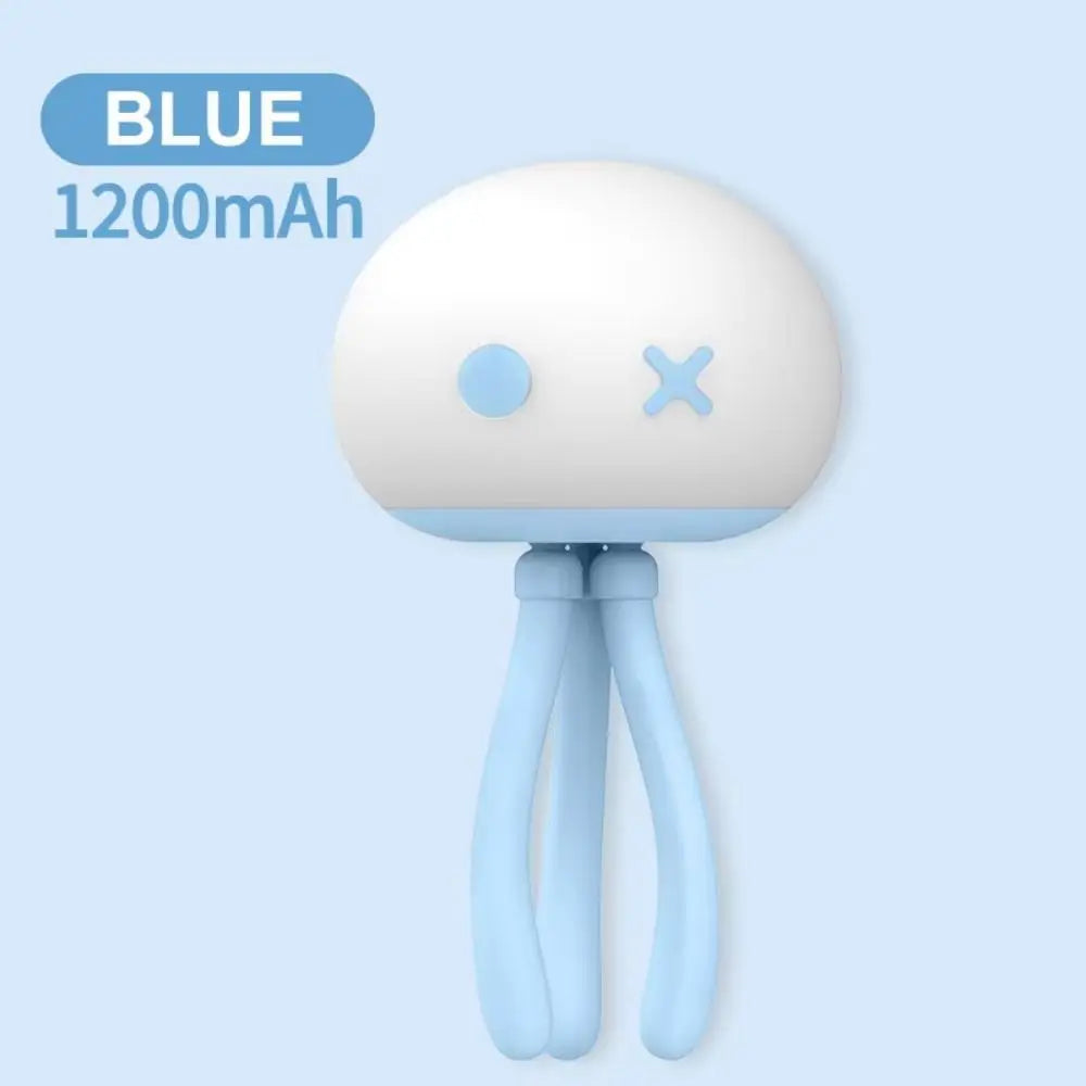 Deformable Silicone Jellyfish Night Light Eye Protection 3 Color Light LED Jellyfish Lamp Adjustable Brightness Touch Dimming