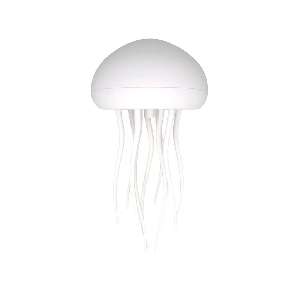 Jellyfish LED Night Light RGB Adjustable Color Active Tentacle USB Rechargeable Bedside Lamp with Polished Base Jellyfish Lights