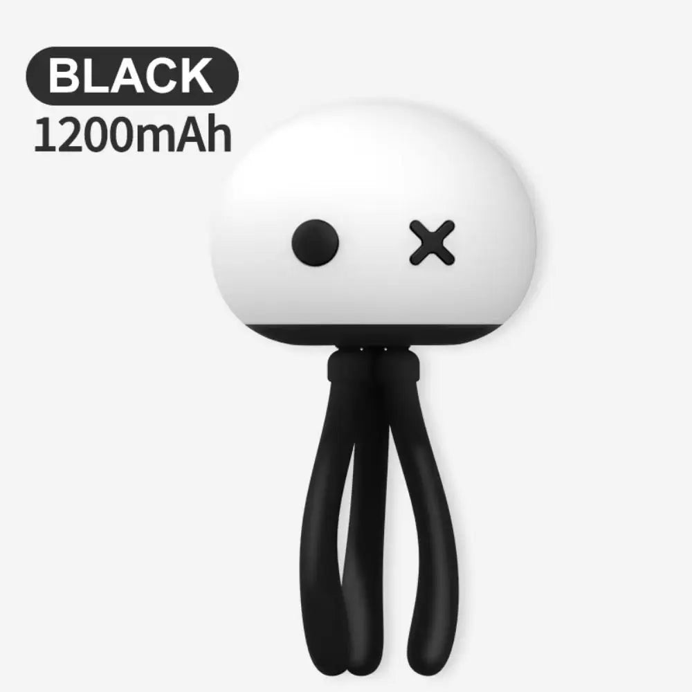 Deformable Silicone Jellyfish Night Light Eye Protection 3 Color Light LED Jellyfish Lamp Adjustable Brightness Touch Dimming