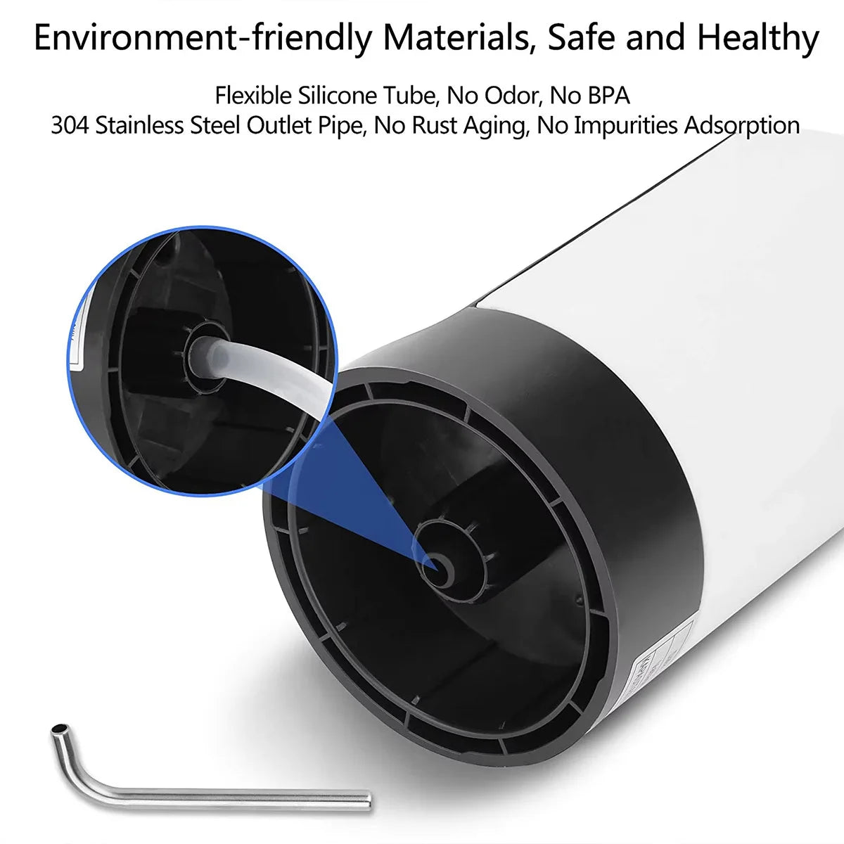 Electric Water Dispenser Pump For 2-5 Gallon Bottle USB Charging Portable Automatic Drinking Pump For Home Office Camping Picnic