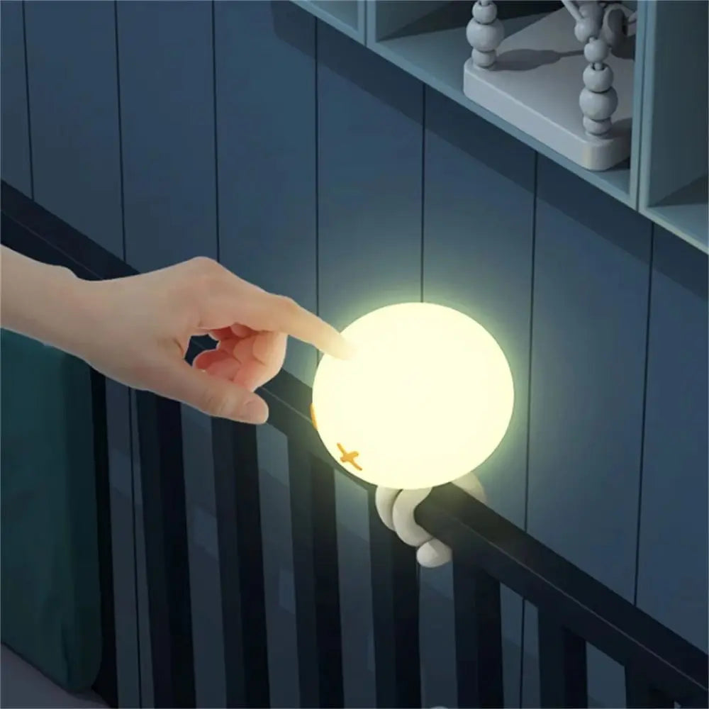 Deformable Silicone Jellyfish Night Light Eye Protection 3 Color Light LED Jellyfish Lamp Adjustable Brightness Touch Dimming