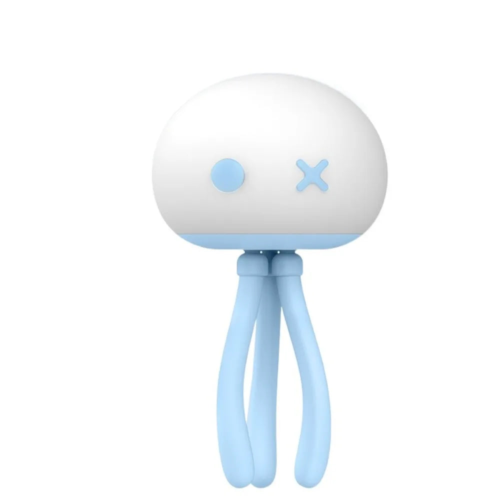 Deformable Silicone Jellyfish Night Light Eye Protection 3 Color Light LED Jellyfish Lamp Adjustable Brightness Touch Dimming